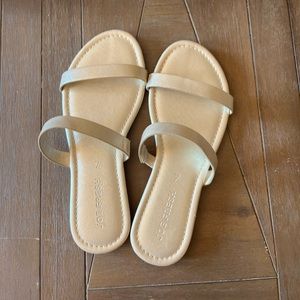 Joe fresh soft gold sandals
